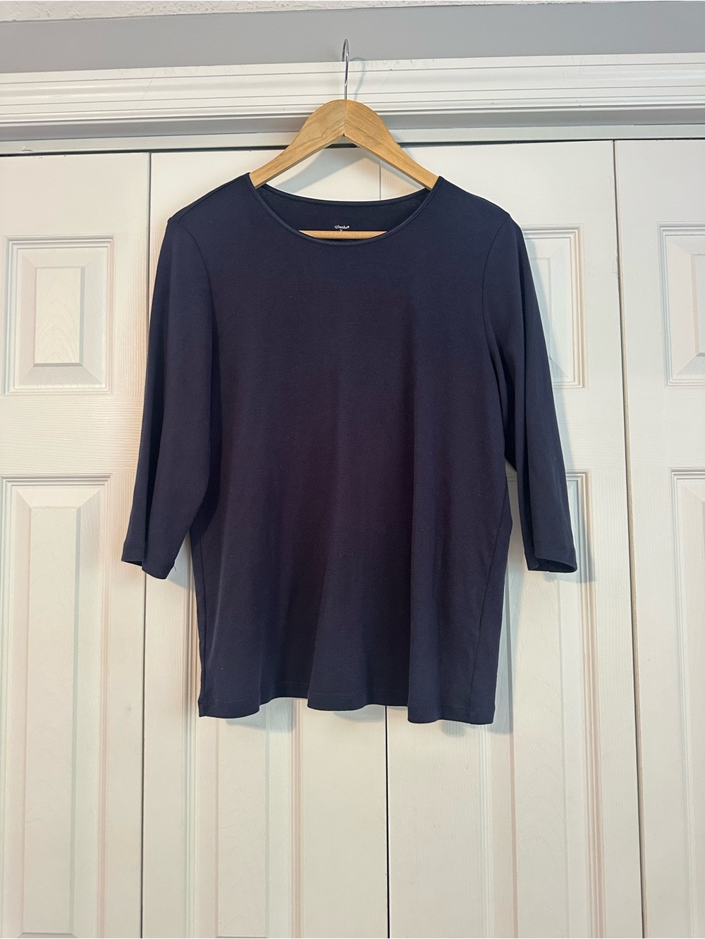 CJ Banks Navy Long Sleeve Tee
